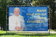 Marktl freut sich auf den Papstbesuch (Foto: Marikka-Laila Maisel)